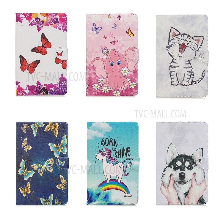 Pattern Printing Leather Wallet Case for iPad Pro 11-inch (2020) - Vivid Butterfly-11