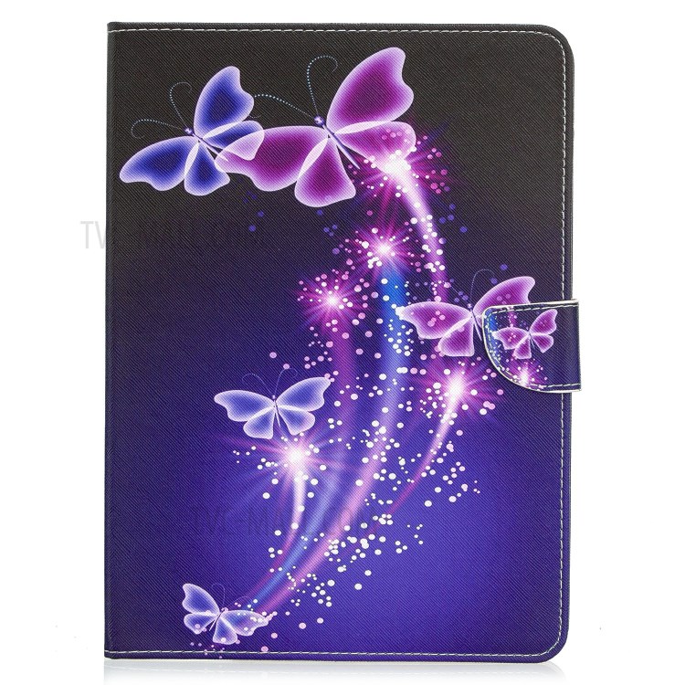 Pattern Printing Leather Wallet Case for iPad Pro 11-inch (2020) - Colorful Butterfly-2