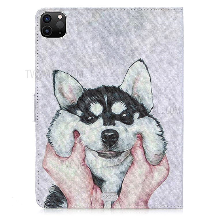 Pattern Printing Leather Wallet Case for iPad Pro 11-inch (2020) - Dog-3