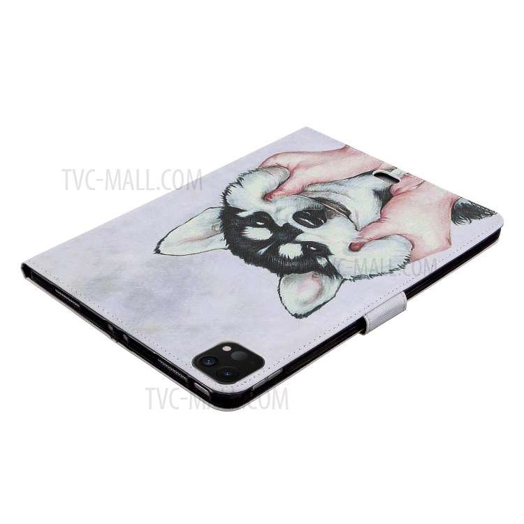 Pattern Printing Leather Wallet Case for iPad Pro 11-inch (2020) - Dog-5