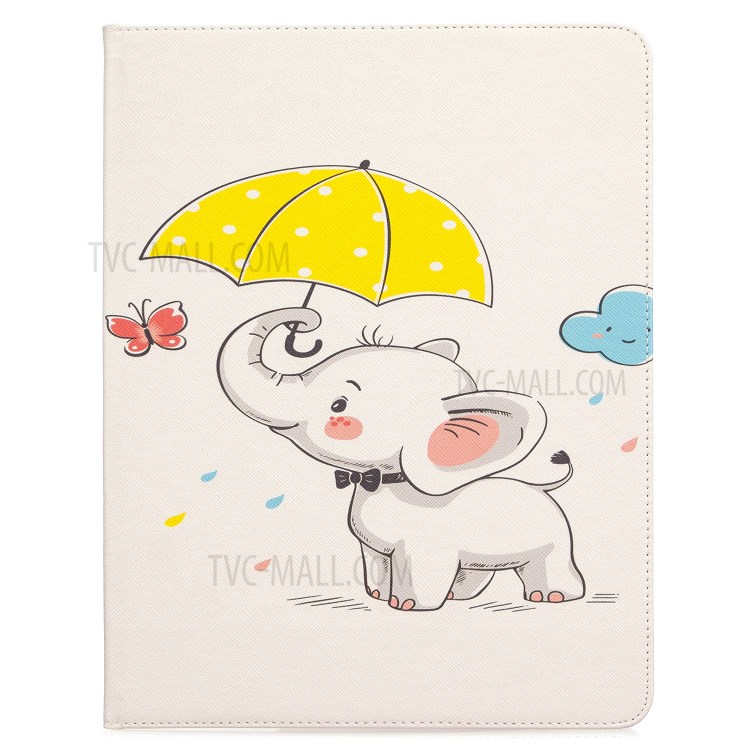 Printing Surface Leather Wallet Stand Case for iPad Pro 12.9-inch (2020) - Liitle Elephant-2