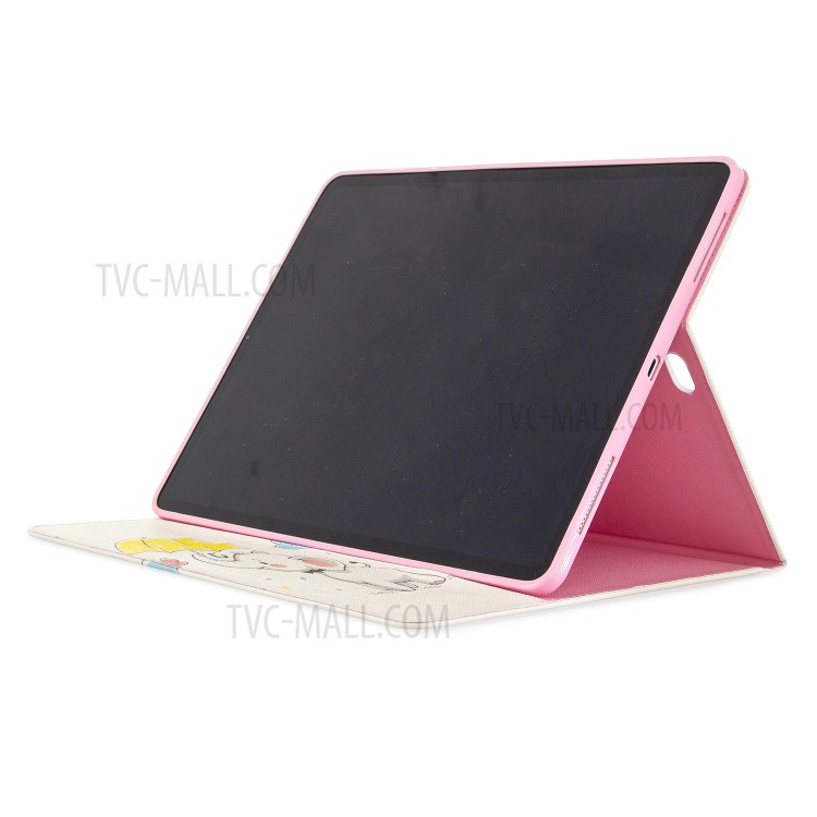 Printing Surface Leather Wallet Stand Case for iPad Pro 12.9-inch (2020) - Liitle Elephant-5