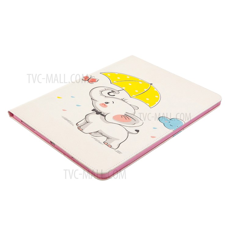 Printing Surface Leather Wallet Stand Case for iPad Pro 12.9-inch (2020) - Liitle Elephant-6