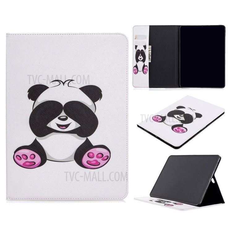 Pattern Printing Flip Leather Wallet Tablet Shell for iPad Pro 11-inch (2020)/(2018) - Panda-1