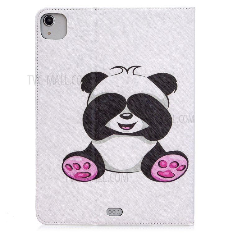 Pattern Printing Flip Leather Wallet Tablet Shell for iPad Pro 11-inch (2020)/(2018) - Panda-3