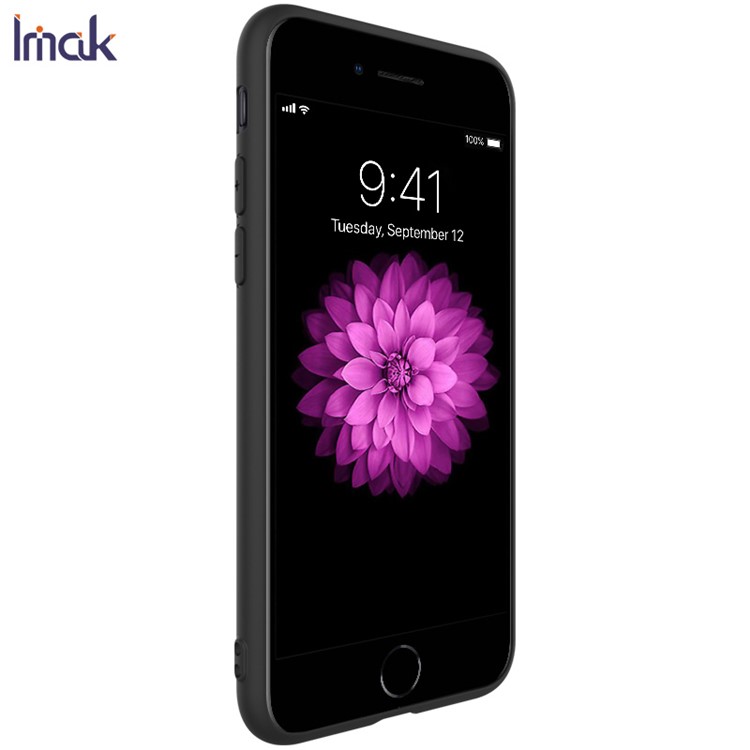 IMAK UC-1 Series Matte TPU Soft Case for iPhone SE (2nd Generation)/8/7 - Black-4