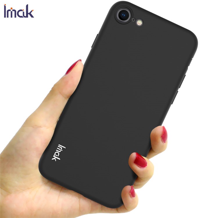 IMAK UC-1 Series Matte TPU Soft Case for iPhone SE (2nd Generation)/8/7 - Black-6