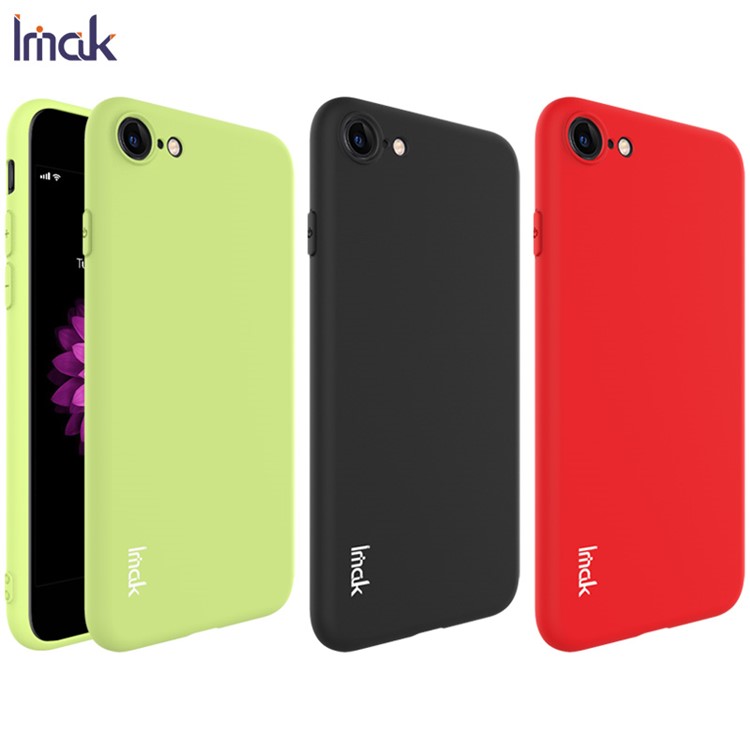 IMAK UC-1 Series Matte TPU Soft Case for iPhone SE (2nd Generation)/8/7 - Black-8