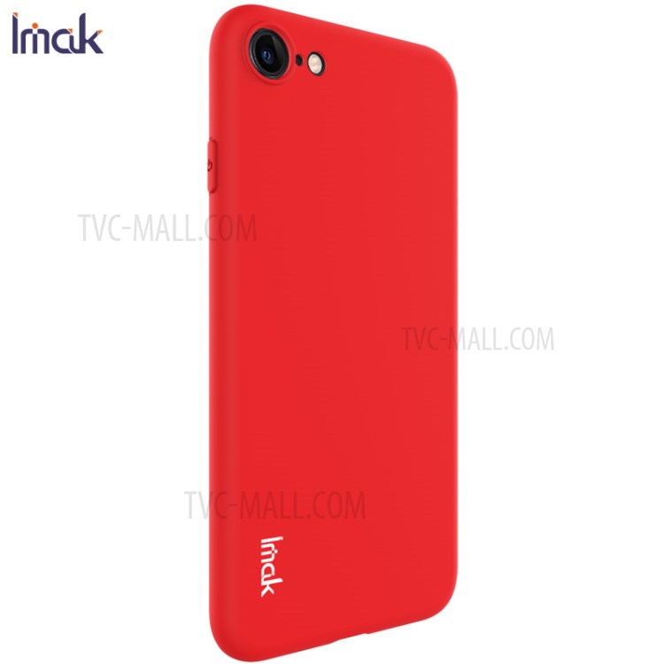 IMAK UC-1 Series Matte TPU Soft Case for iPhone SE (2nd Generation)/8/7 - Red-3