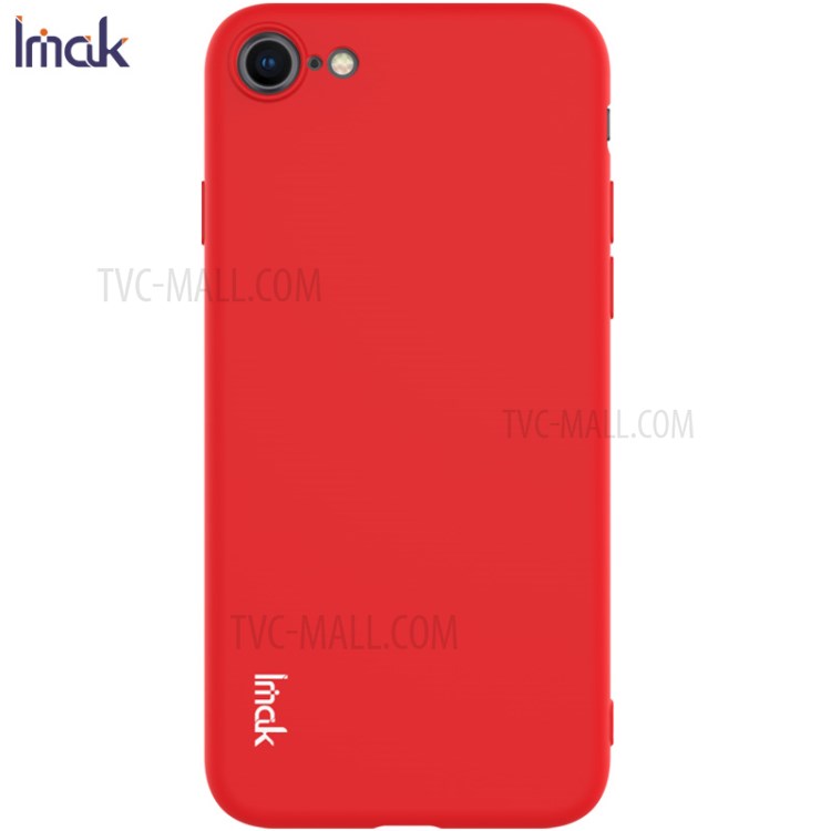 IMAK UC-1 Series Matte TPU Soft Case for iPhone SE (2nd Generation)/8/7 - Red-5