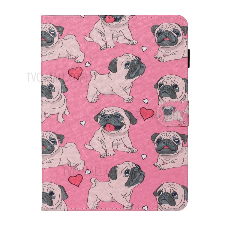 Pattern Printing Card Holder Leather Tablet Case for iPad Pro 11-inch (2020)/(2018) - Dogs-1