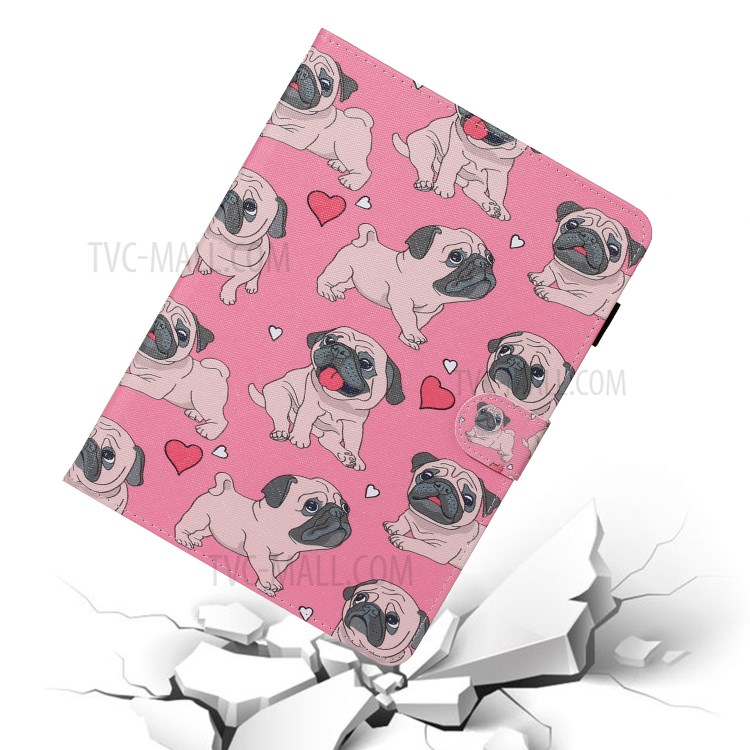Pattern Printing Card Holder Leather Tablet Case for iPad Pro 11-inch (2020)/(2018) - Dogs-5