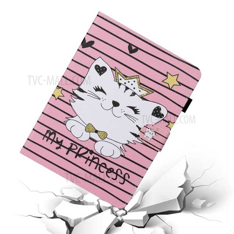 Pattern Printing Card Holder Leather Tablet Case for iPad Pro 11-inch (2020)/(2018) - My Princess Cat-5