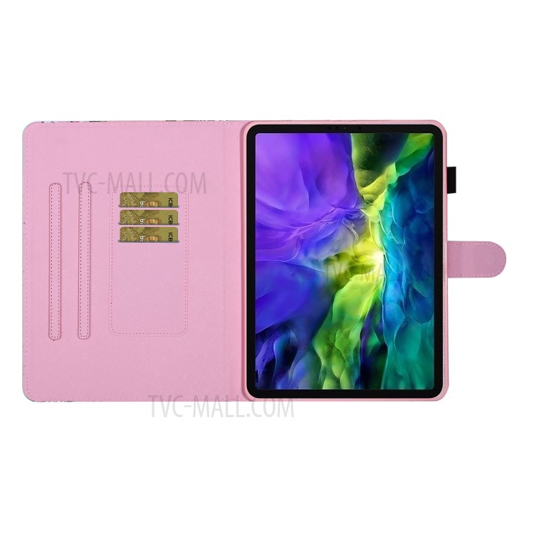 Pattern Printing Card Holder Leather Tablet Case for iPad Pro 11-inch (2020)/(2018) - My Princess Cat-6