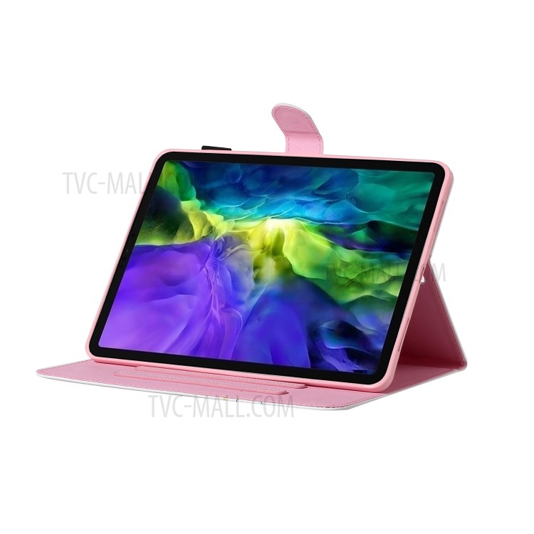 Pattern Printing Card Holder Leather Tablet Case for iPad Pro 11-inch (2020)/(2018) - My Princess Cat-7