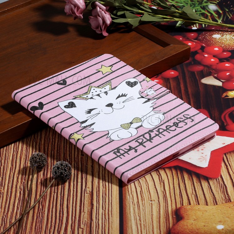 Pattern Printing Card Holder Leather Tablet Case for iPad Pro 11-inch (2020)/(2018) - My Princess Cat-8