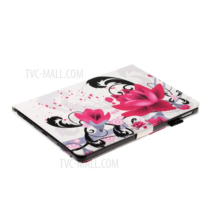 Pattern Printing Card Holder Leather Tablet Case for iPad Pro 11-inch (2020)/(2018) - Vivid Flower-4
