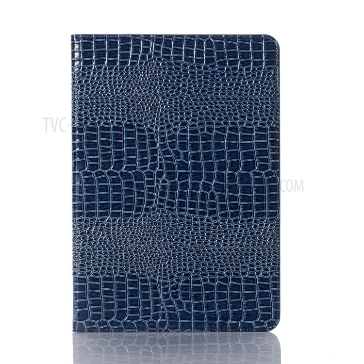 Crocodile Skin Wallet Stand Smart Leather Tablet Casing for iPad Pro 11-inch (2020) - Green-1