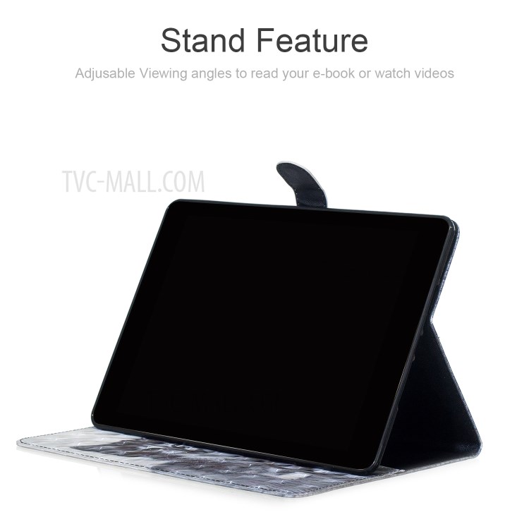 Light Spot Decor Pattern Printing Leather Tablet Case for iPad Pro 11-inch (2020)/(2018) - Smiling Cat-6