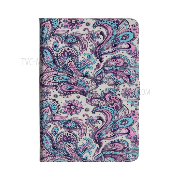Light Spot Decor Pattern Printing Leather Tablet Case for iPad Pro 11-inch (2020)/(2018) - Paisley Flower-2