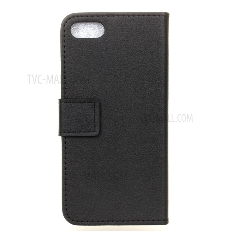 Protective PU Leather Wallet Stand Phone Cover for iPhone SE (2nd Generation)/8/7 4.7 inch - Black-3