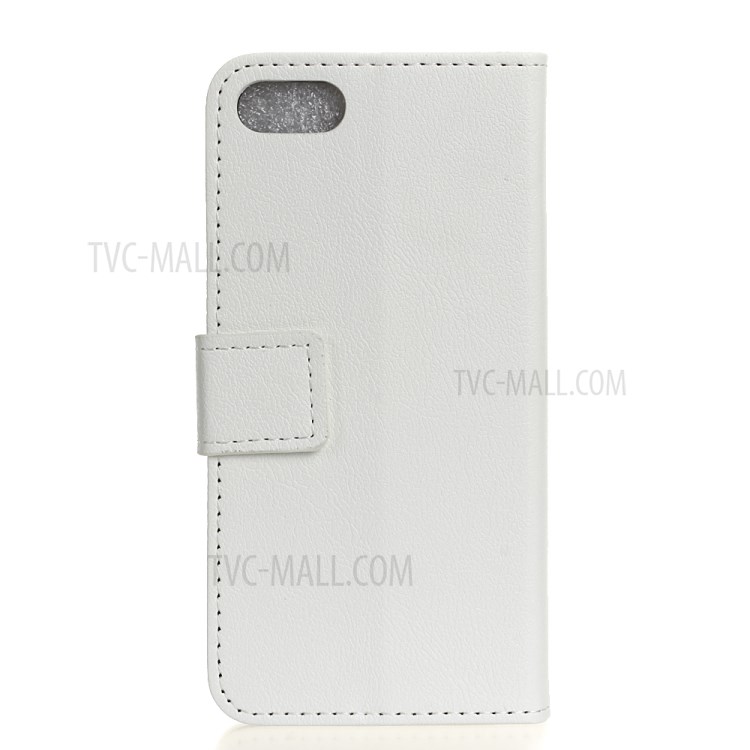 Protective PU Leather Wallet Stand Phone Cover for iPhone SE (2nd Generation)/8/7 4.7 inch - White-3