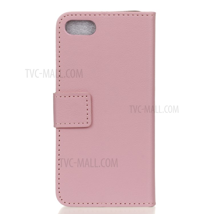 Protective PU Leather Wallet Stand Phone Cover for iPhone SE (2nd Generation)/8/7 4.7 inch - Pink-3