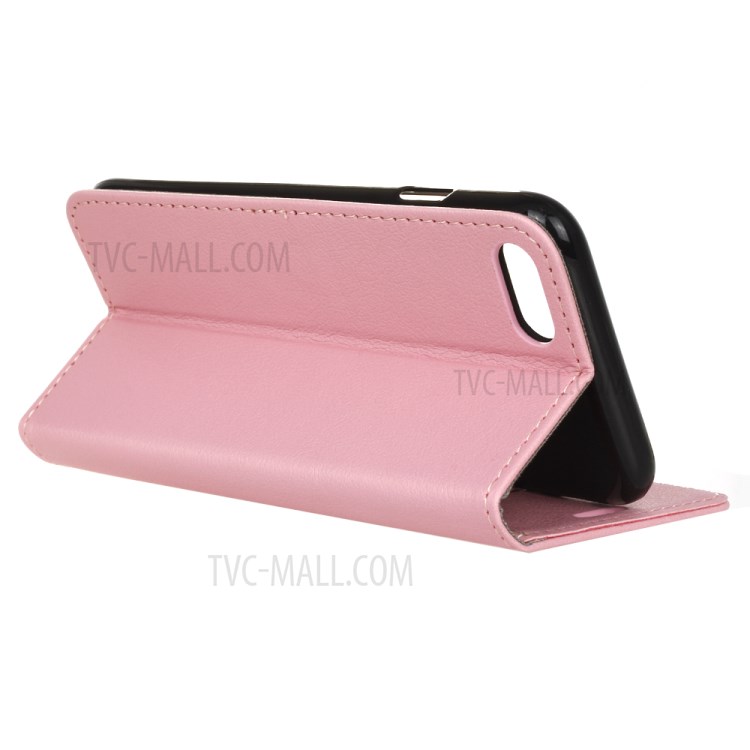 Protective PU Leather Wallet Stand Phone Cover for iPhone SE (2nd Generation)/8/7 4.7 inch - Pink-4