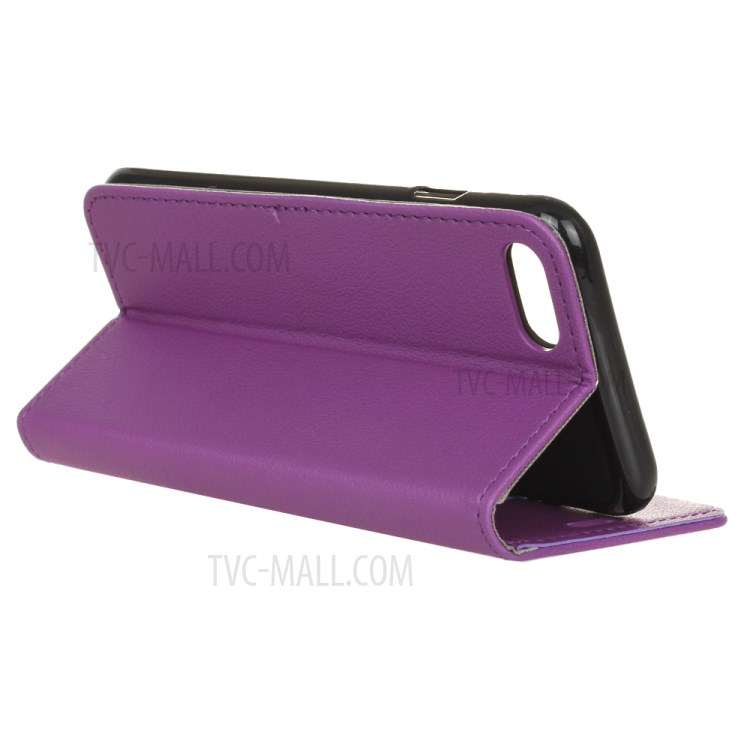 Protective PU Leather Wallet Stand Phone Cover for iPhone SE (2nd Generation)/8/7 4.7 inch - Purple-3
