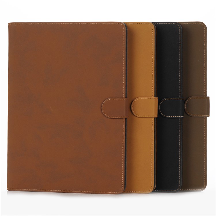Matte Leather Smart Stand Case for iPad Pro 9.7 inch - Black-11