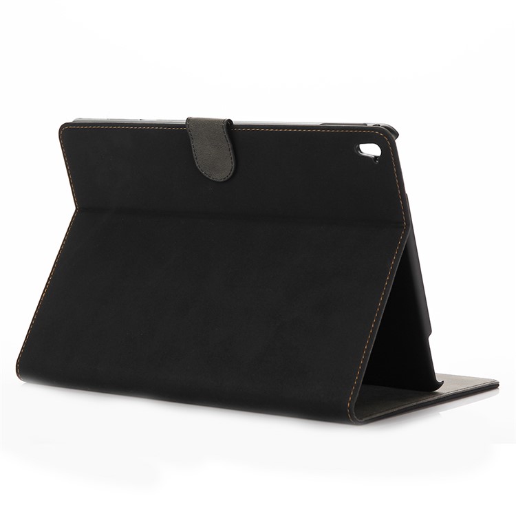 Matte Leather Smart Stand Case for iPad Pro 9.7 inch - Black-4