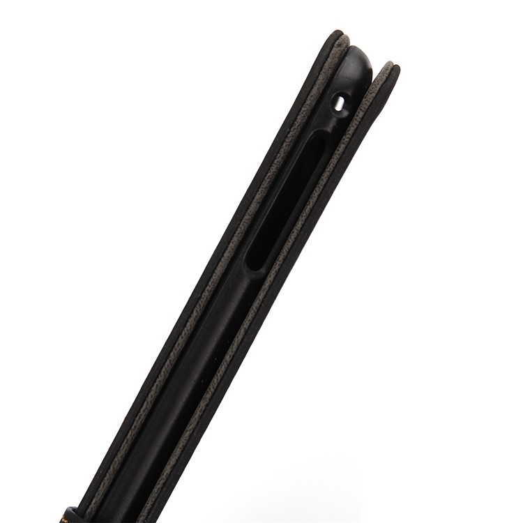 Matte Leather Smart Stand Case for iPad Pro 9.7 inch - Black-7