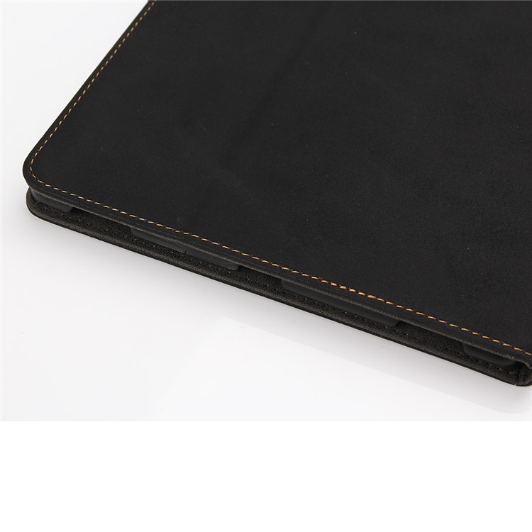 Matte Leather Smart Stand Case for iPad Pro 9.7 inch - Black-9