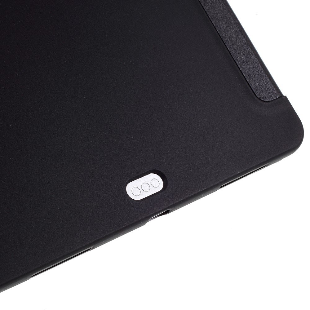 Case de Cuero Tri-pliegue Para Ipad Pro de 11 Pulgadas (2020) - Negro