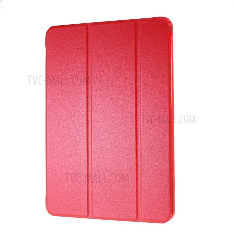Tri-fold Leather Stand Case for iPad Pro 11-inch (2020) - Red-2