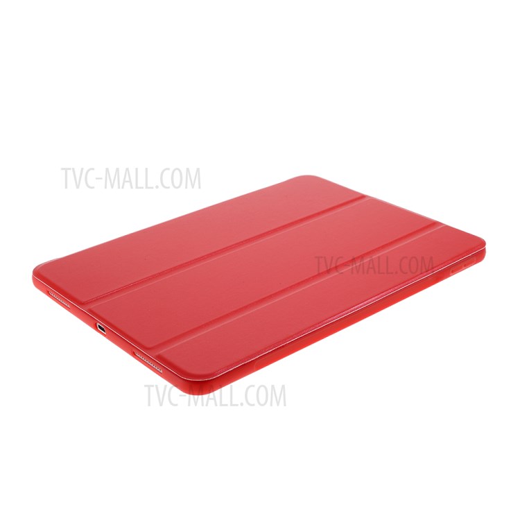 Tri-fold Leather Stand Case for iPad Pro 11-inch (2020) - Red-4
