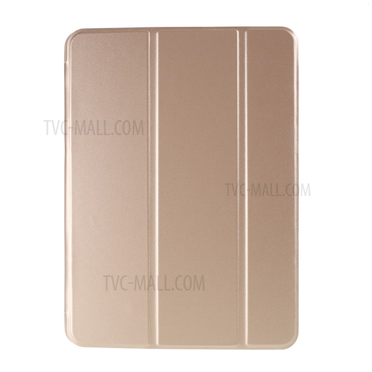 Tri-fold Leather Stand Case for iPad Pro 11-inch (2020) - Gold-1