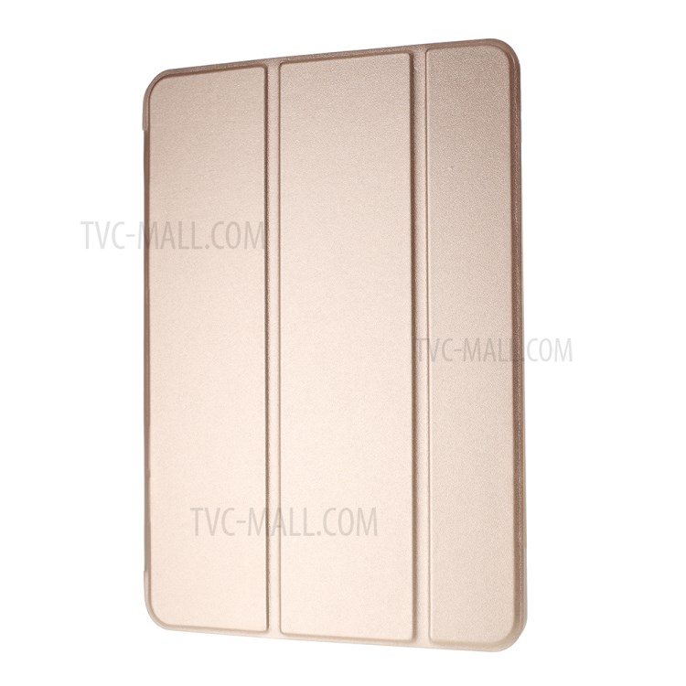 Tri-fach Lederstand Hülle Für Ipad Pro 11-zoll (2020) - Gold-2