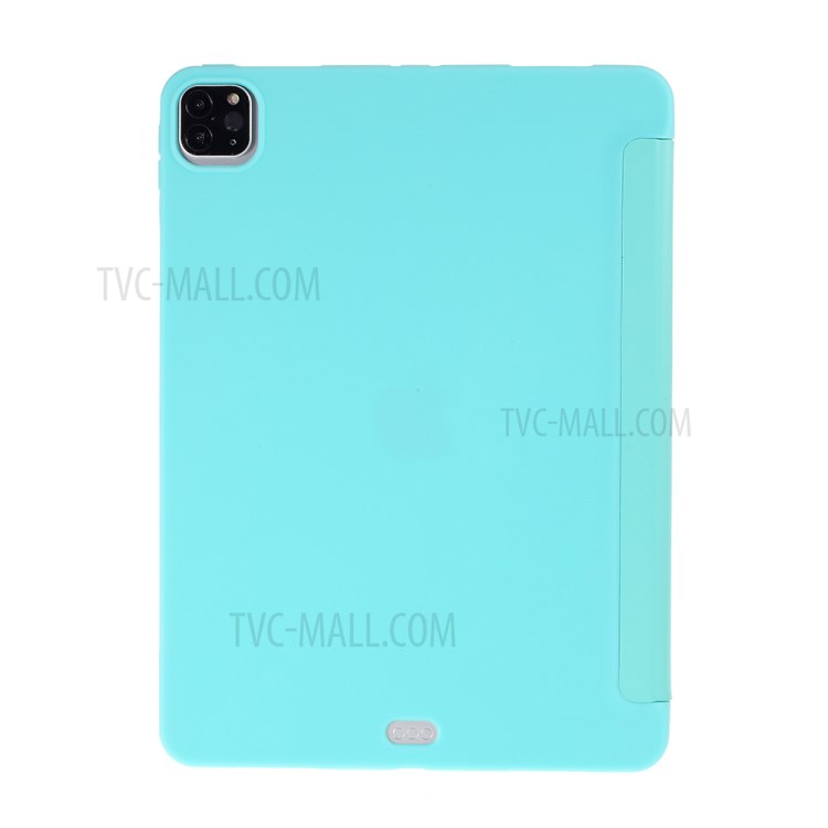 Tri-fold Leather Stand Case for iPad Pro 11-inch (2020) - Baby Blue-2