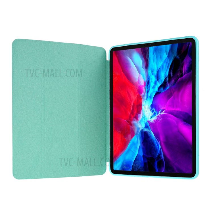 Tri-fold Leather Stand Case for iPad Pro 11-inch (2020) - Baby Blue-6