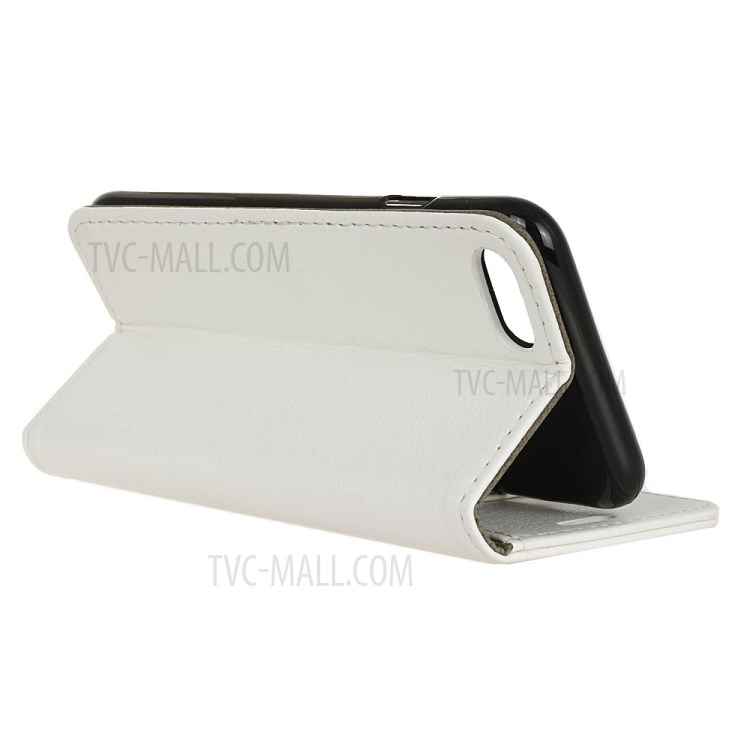 Litchi Texture Wallet Stand Leather Case for iPhone SE (2nd Generation)/8/7 - White-3