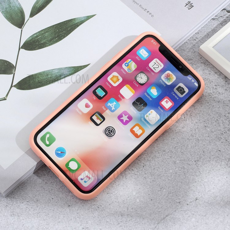 Matte PC + TPU-Combo Telefonkasten Mit Schieber Kameragehäuse Für Iphone 11 Pro 5,8 Inch - Rosa-7