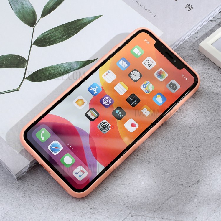 Matte PC + TPU Combo Phone Case with Slide Camera Cover for iPhone 11 Pro Max 6.5 inch - Pink-5