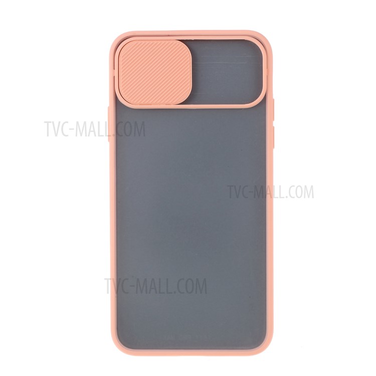 Matte PC + TPU Combo Phone Case with Slide Camera Cover for iPhone 11 Pro Max 6.5 inch - Pink-7