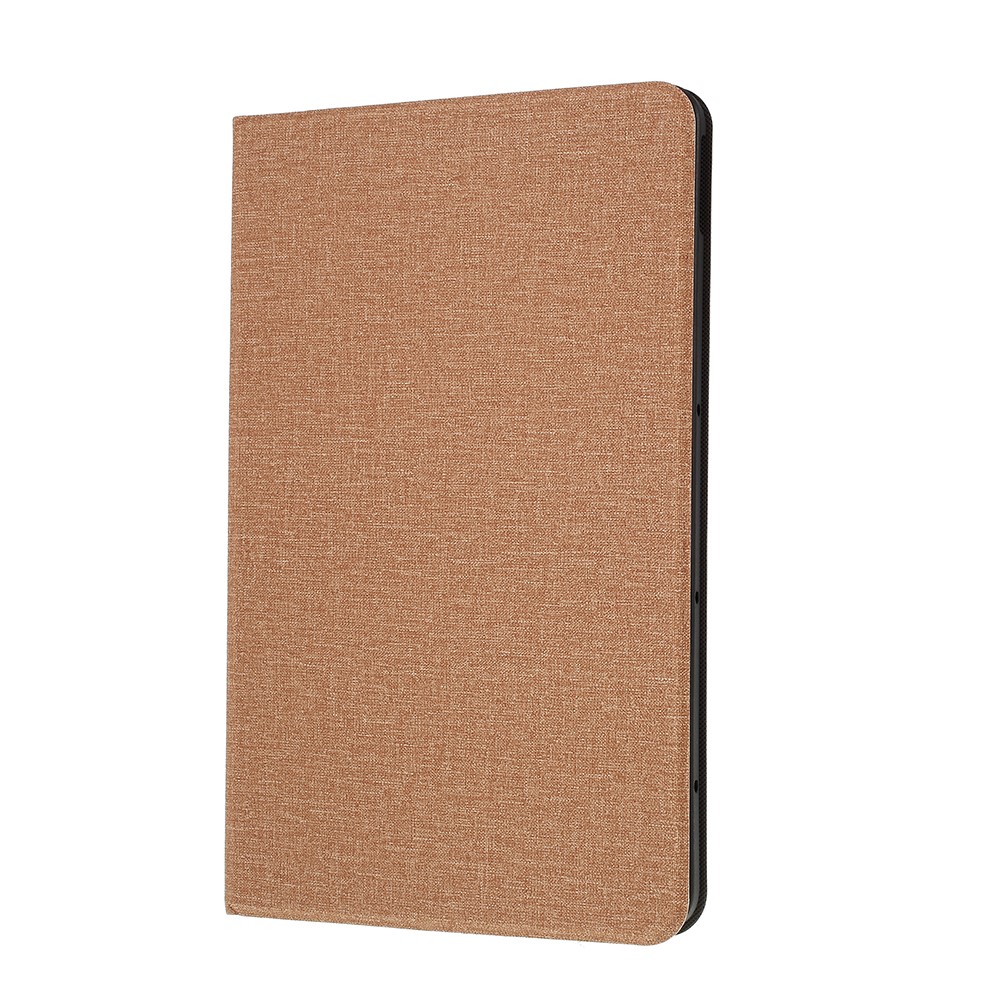 Cloth Texture PU Leather Stand Protector Cover for Huawei MatePad 10.4 inch - Light Brown-2