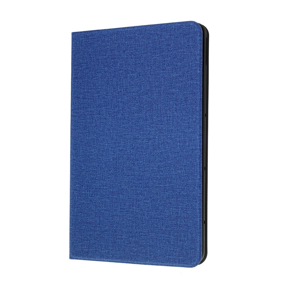 Cloth Texture PU Leather Stand Protector Cover for Huawei MatePad 10.4 inch - Blue-2