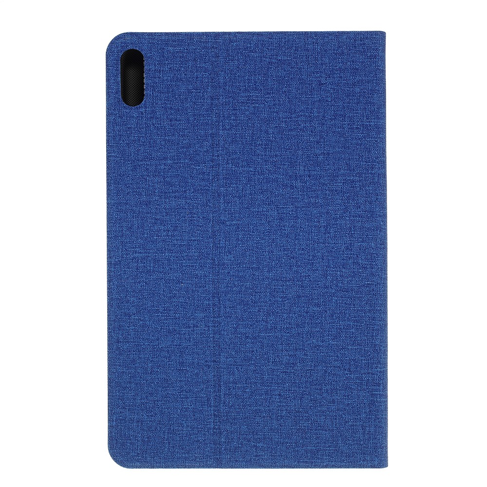 Texture en Tissu pu Leather Stand Protector Cover Pour Huawei Matepad 10.4 (2020) / (2022) / Honor V6 - Bleu-3