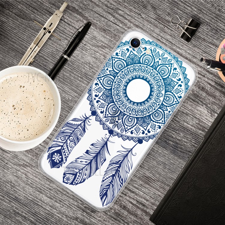 Pattern Printing TPU Soft Phone Cover for iPhone SE (2nd Generation)/iPhone 8/iPhone 7 - Malanda Flower-5