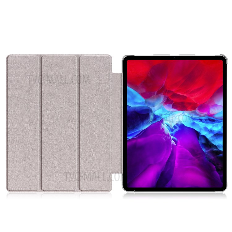 Pattern Printing Tri-fold Stand Leather Auto Wake/Sleep Tablet Case for iPad Pro 12.9-inch (2020)/(2018) - Don't Touch Me-12