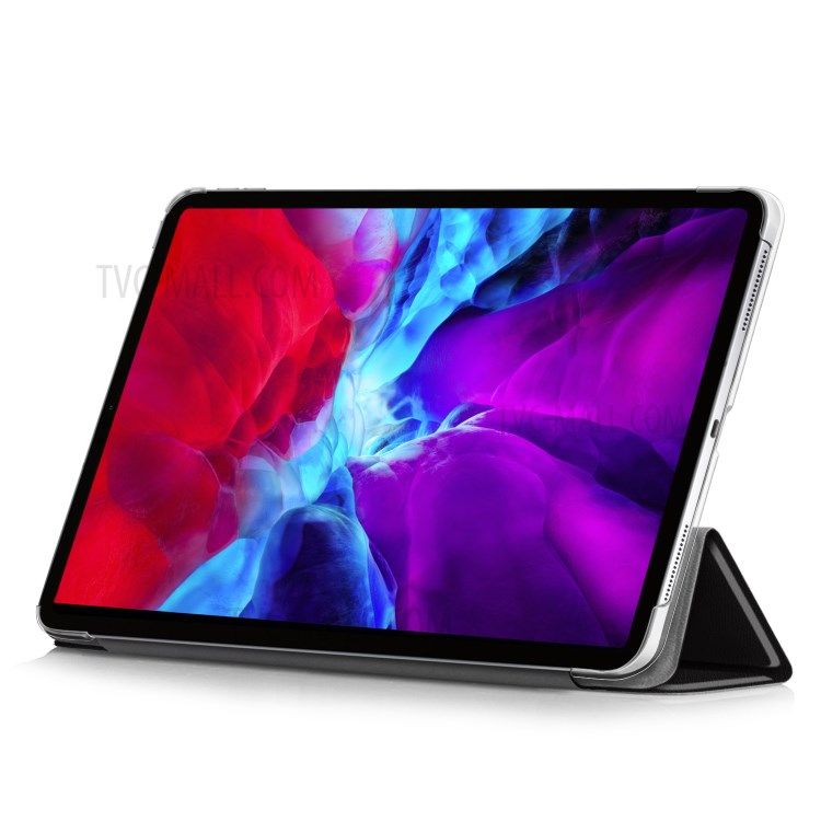 Pattern Printing Tri-fold Stand Leather Auto Wake/Sleep Tablet Case for iPad Pro 12.9-inch (2020)/(2018) - Don't Touch Me-9
